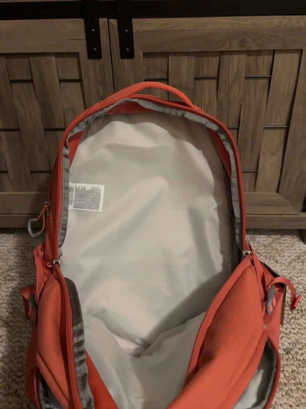 The North Face Recon Backpack in Orange Red